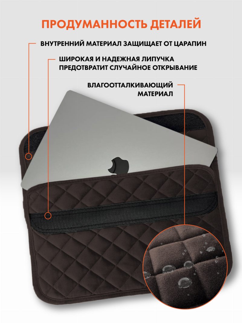 Шоколадный чехол для ноутбука